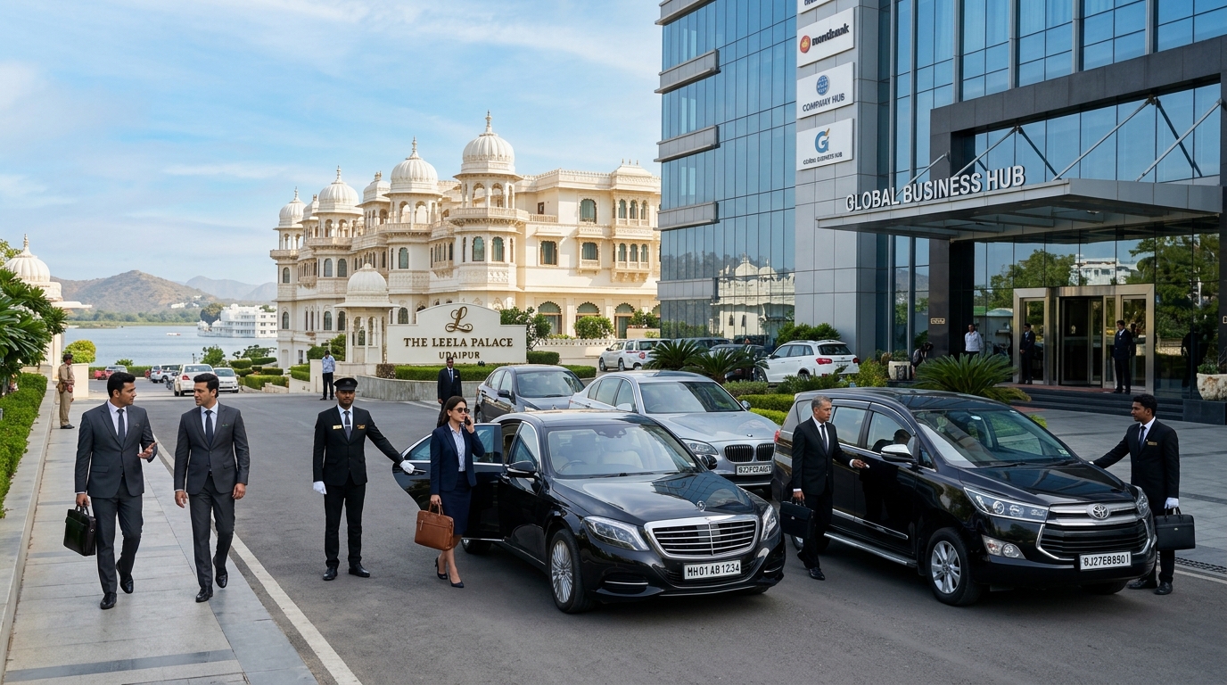 Corporate taxi service in Udaipur