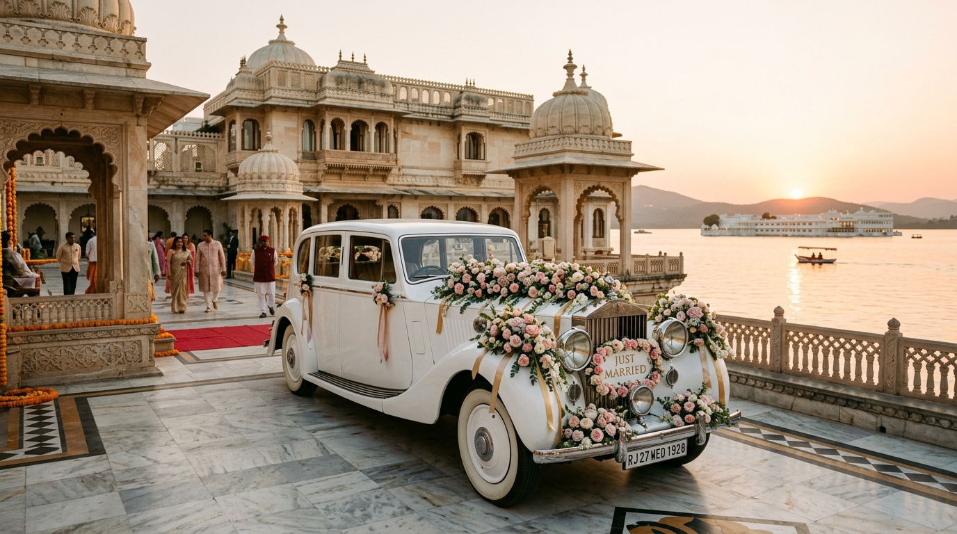 Wedding taxi service in Udaipur