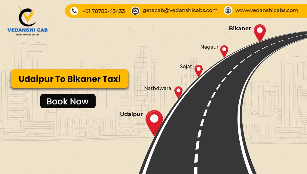 Udaipur to Bikaner Taxi