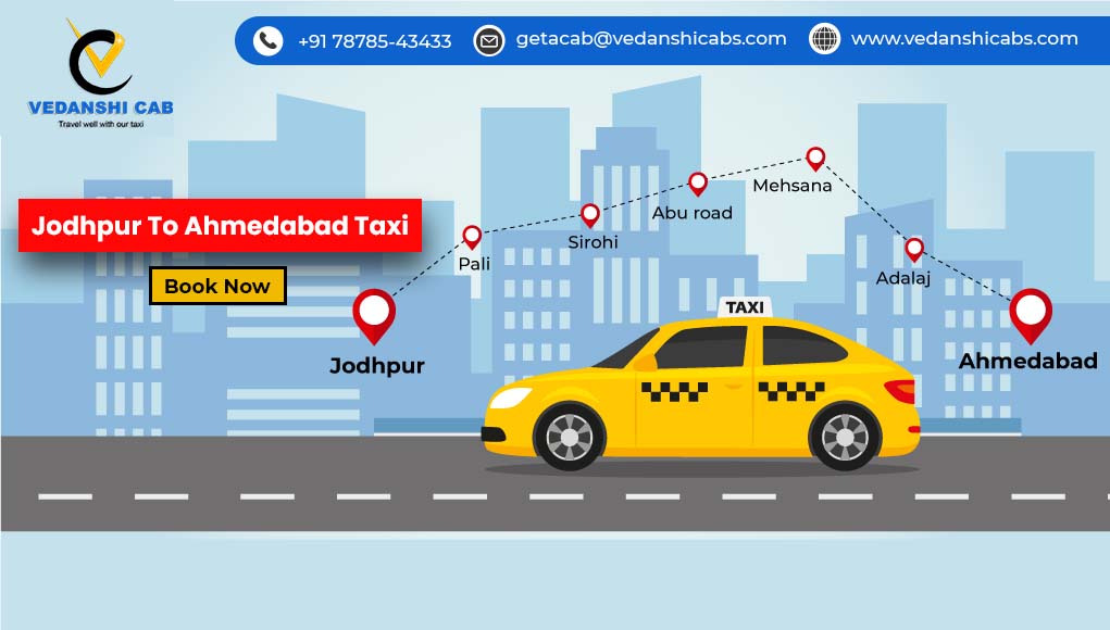 Jodhpur to Ahmedabad Taxi