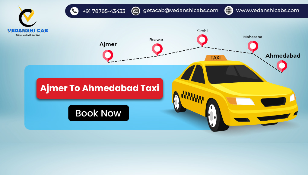 Ajmer to Ahmedabad Taxi