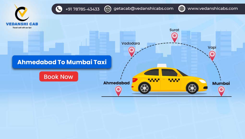 Ahmedabad to Mumbai Taxi