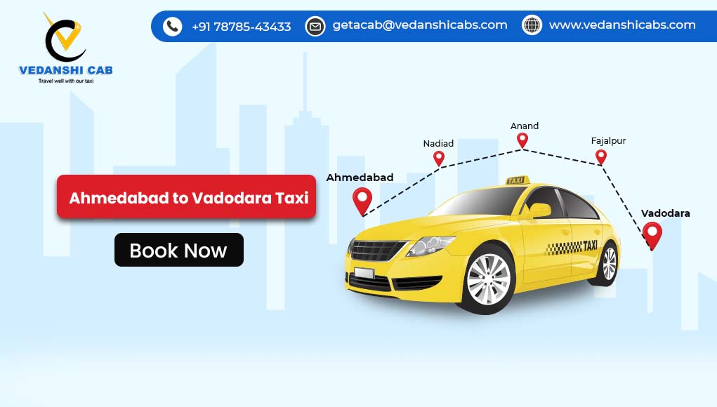 Ahmedabad to Vadodara Taxi