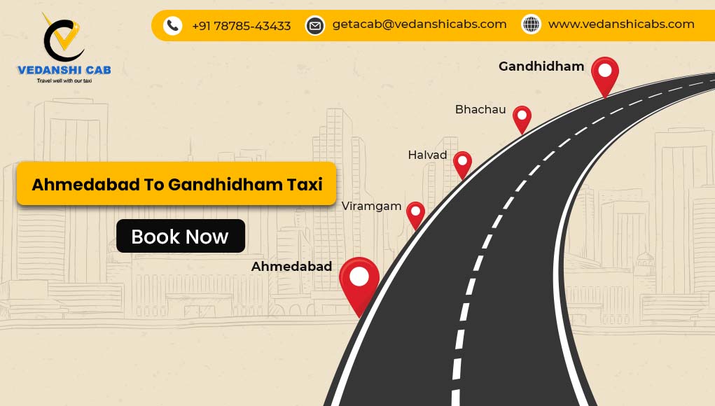 Ahmedabad to Gandhidham Taxi