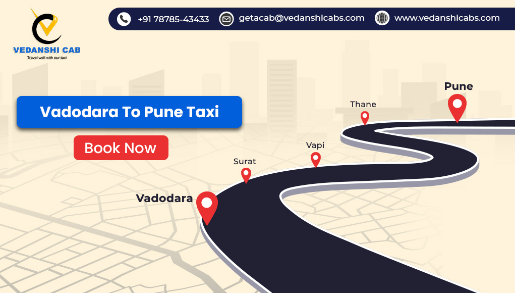 Vadodara to Pune Taxi