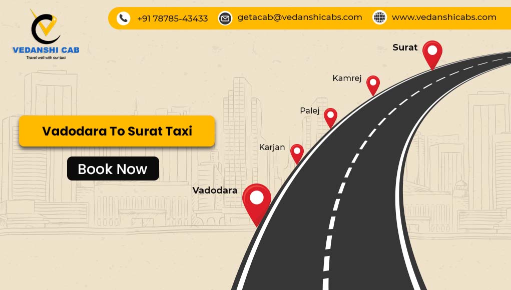 Vadodara to Surat Taxi