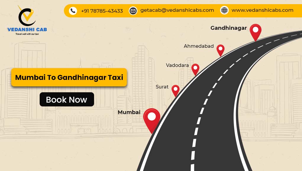 Mumbai to Gandhinagar Taxi