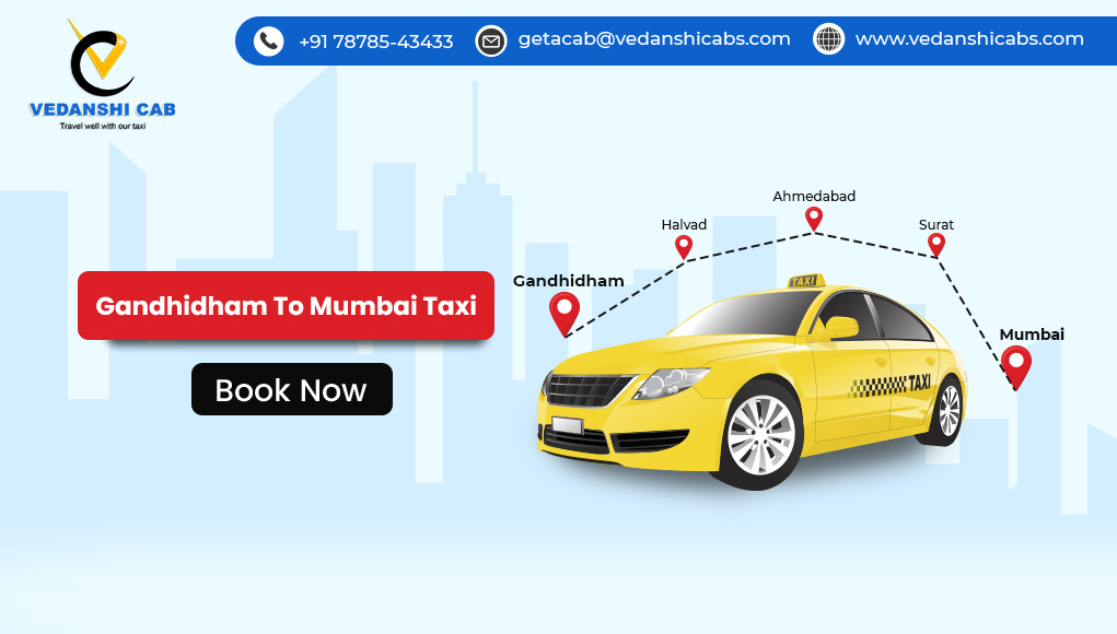Gandhidham to Mumbai Taxi